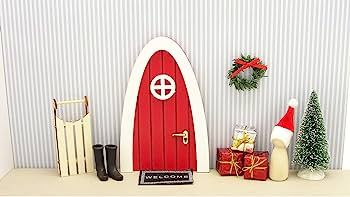 Christmas Elf Holly Elf Door Attach to The Kid's Wall | Amazon (US)