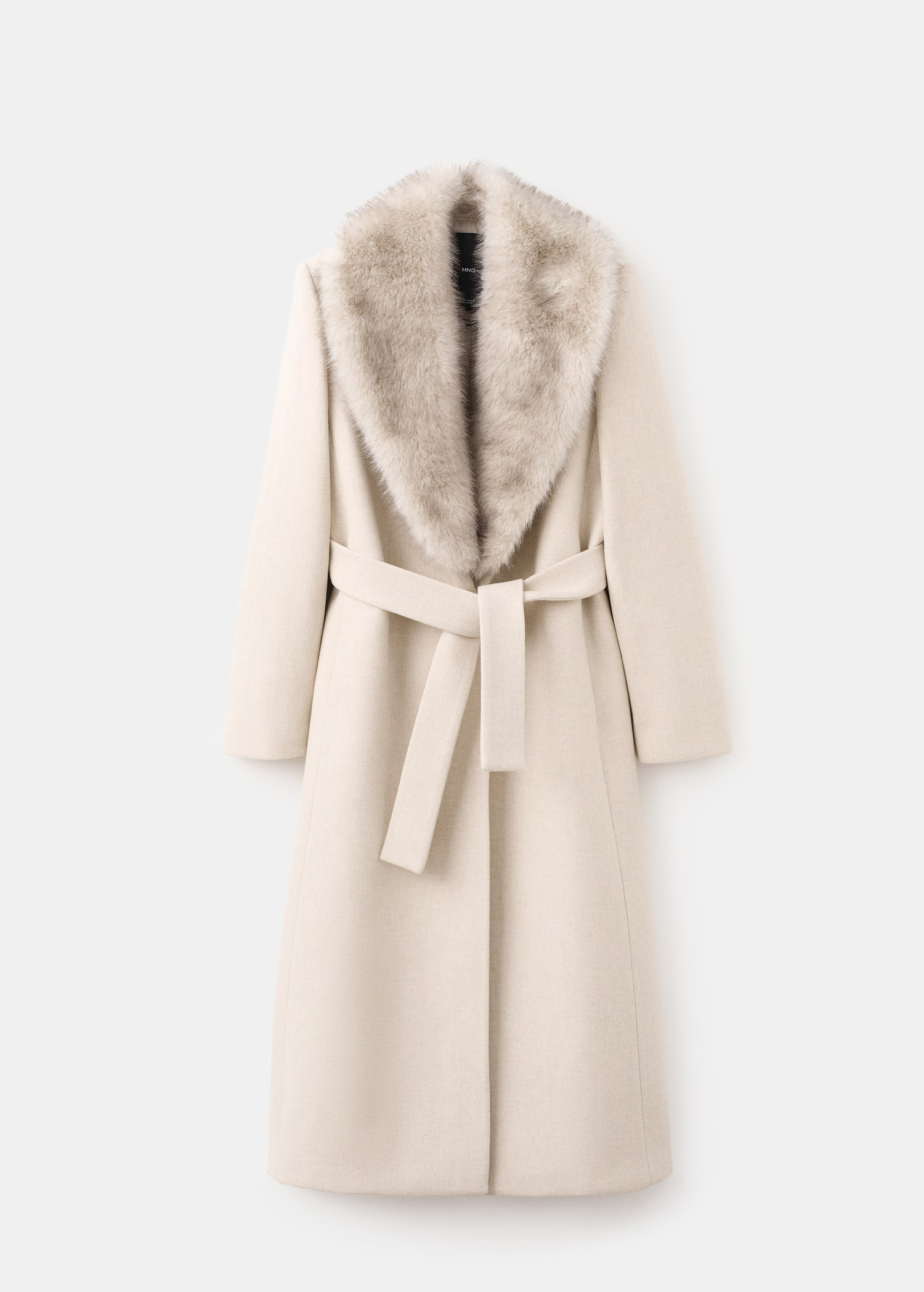 Manteco wool coat with fur collar | Mango (US/MX/AU)