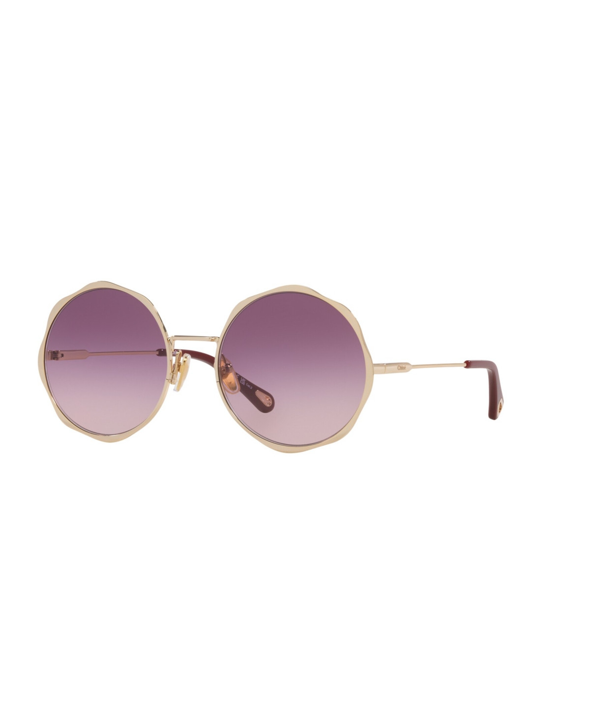Chloe Women's Round Sunglasses, CH0184S 6N000476 - Gold | Macy's