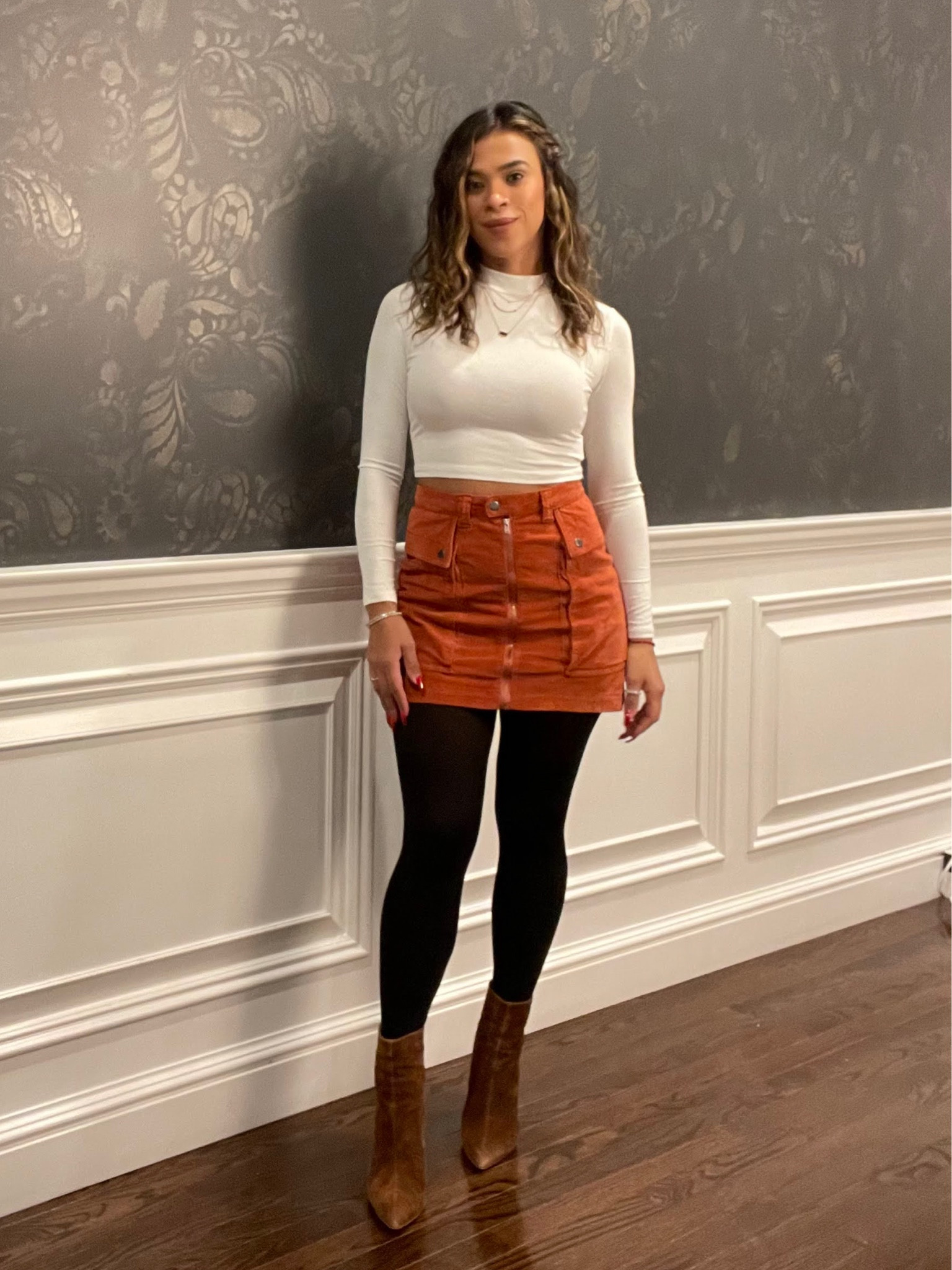 Love a cord skirt 🥰

#LTKstyletip #LTKfit #LTKFind