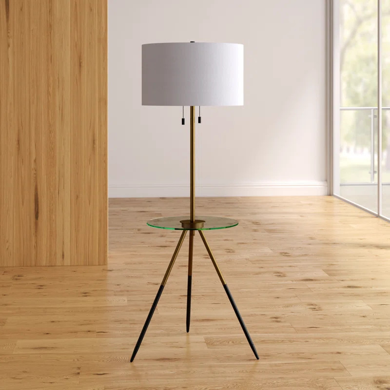 Wickham 61'' Tray Table Floor Lamp | Wayfair North America