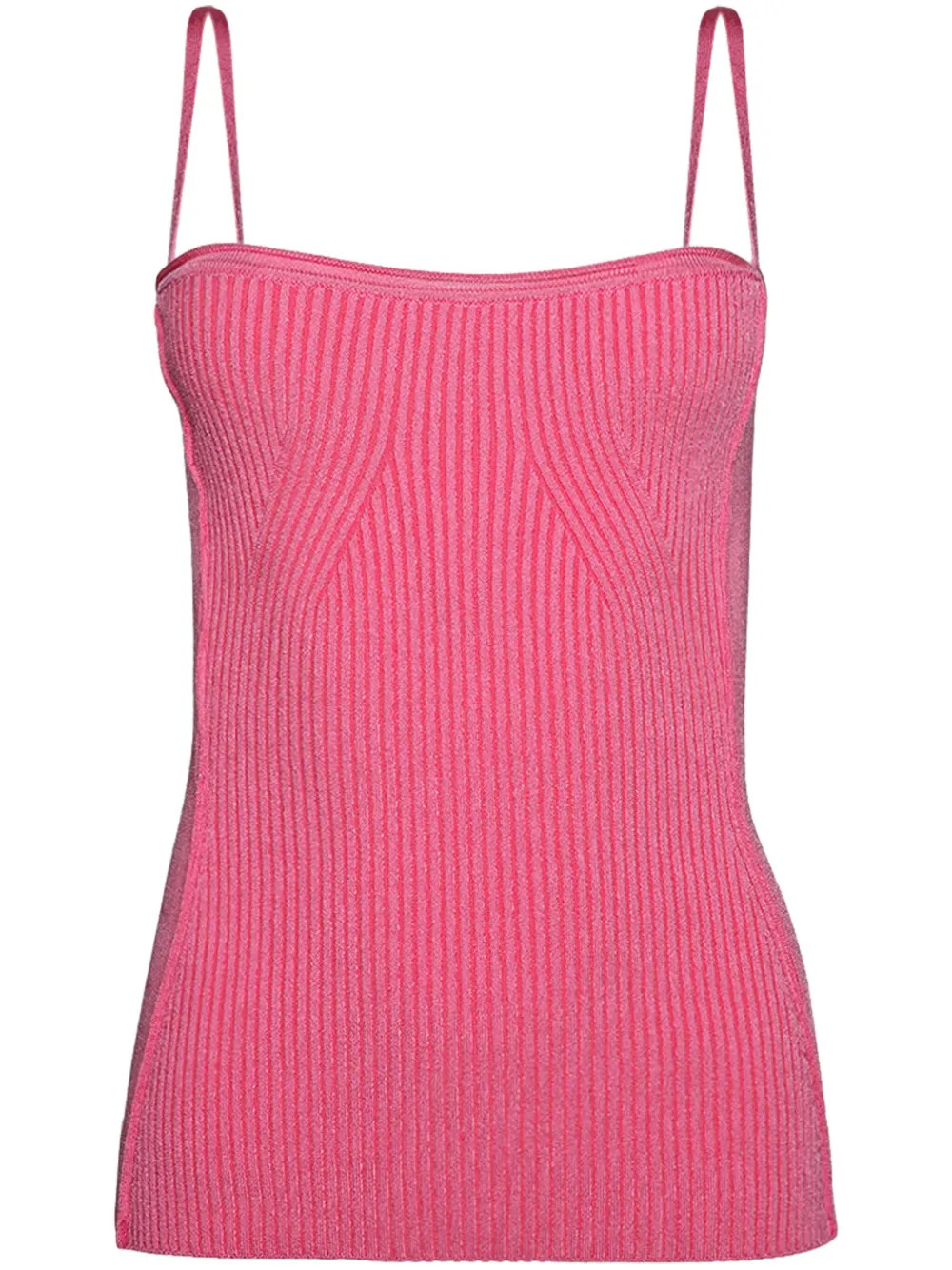 Jacquemus Le Haut Sierra Knitted Top | Pink | FARFETCH CA | Farfetch Global
