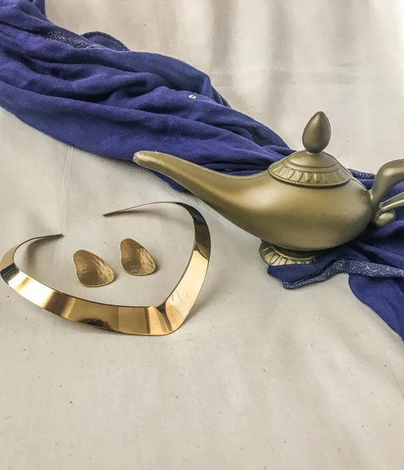 Jasmine Original Movie Jewelry Set Cosplay Costume - Etsy | Etsy (US)