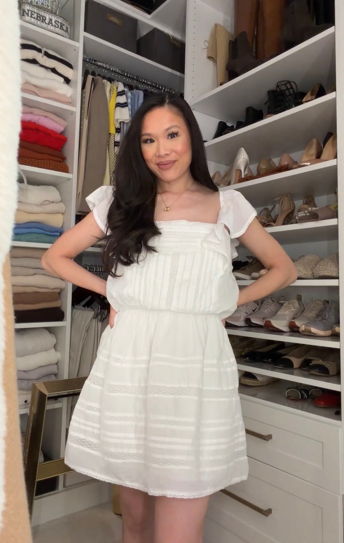 Ruffle skort dress perfect for Mons who want to feel elevated. Wearing size XS runs a little big  

#LTKSeasonal #LTKootd