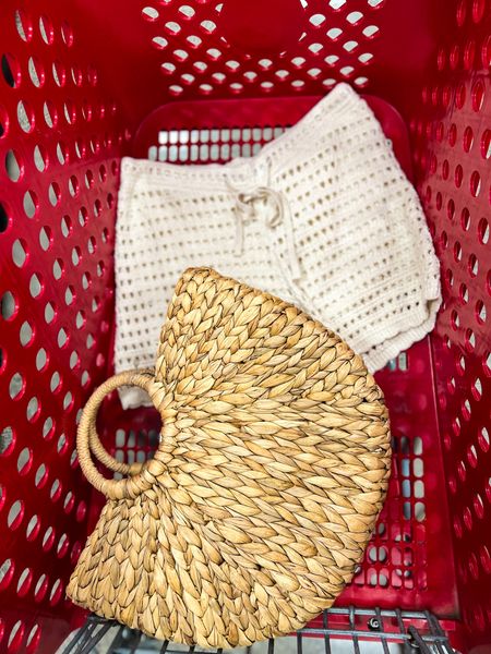 My favorite summer combo from Target! Large Handheld Straw Tote Handbag by A New Day Beige & Mid-rise openwork shorts by Universal Thread. 

#LTKSummerSales #LTKStyleTip #LTKTravel