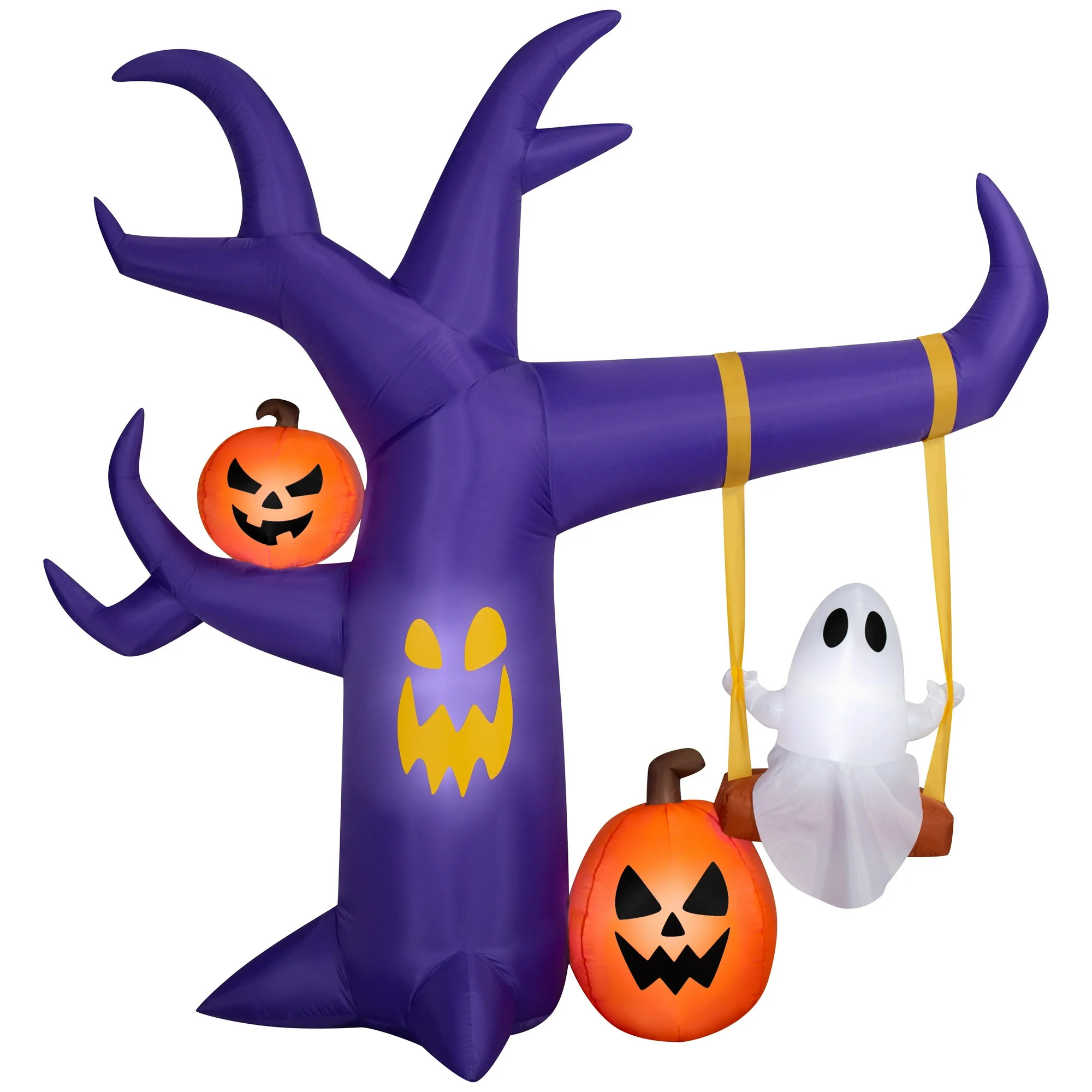 Haunted Tree with Ghost on Swing Airblown Yard Inflatable, Multicolor, 8.5', Halloween by Way To ... | Walmart (US)
