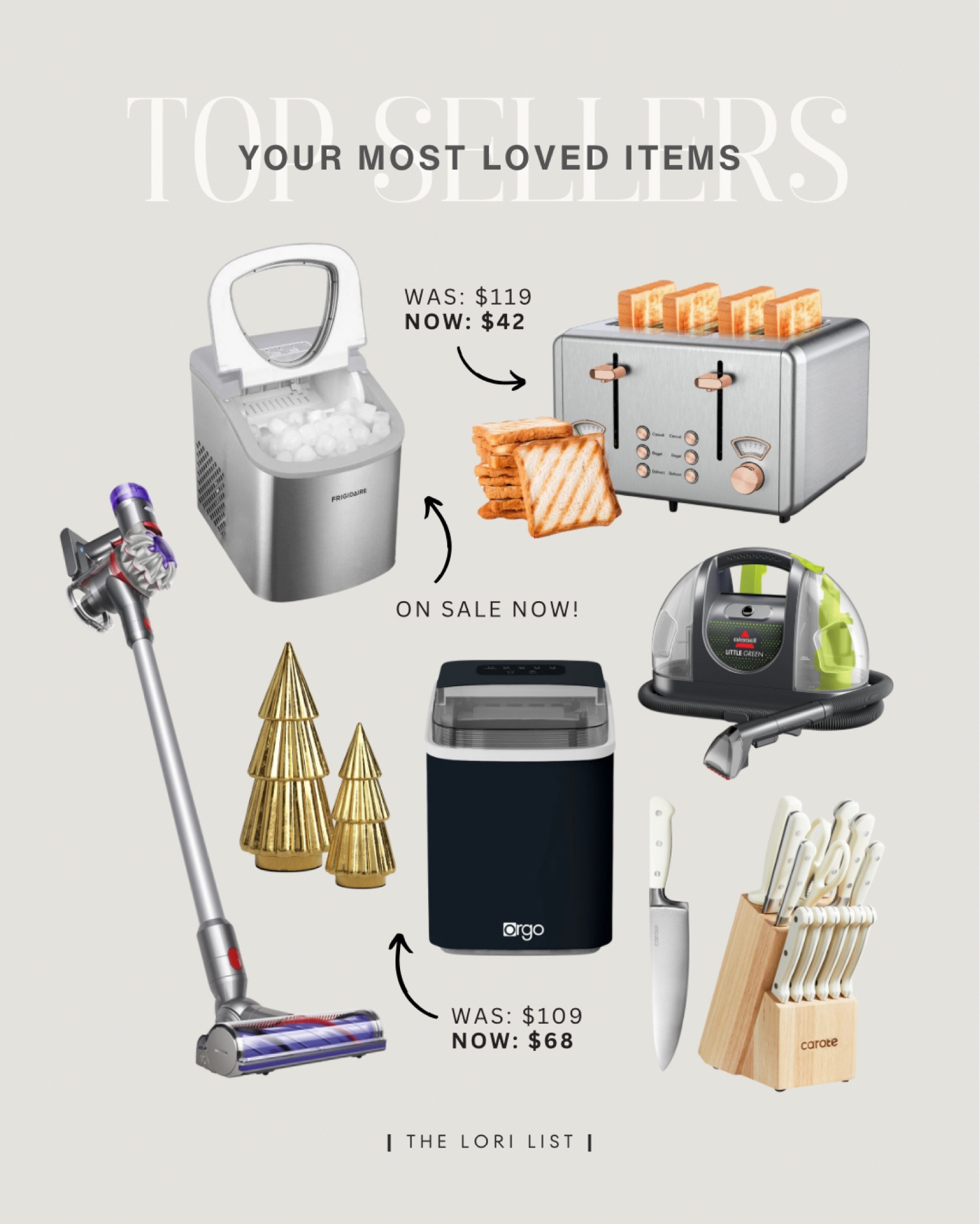 Recent TOP sellers 😍 featuring Walmart home appliances on SALE NOW! 🙌🏻 
walmart, walmart finds, walmart home, Dyson vacuum, cordless vacuum, walmart home decor, walmart deals, affordable furniture, walmart kitchen sale , fall home, kitchen deals, ice maker, knife set, kitchen sets, gifts for the home, holiday candles, sale alert, holiday gift guide, home gifts, christmas gifts, gold holiday decor, handheld vacuum 

#LTKHome #LTKSaleAlert #LTKGiftGuide