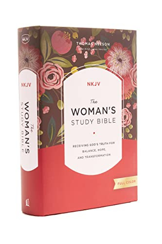 NKJV, The Woman's Study Bible, Hardcover, Red Letter, Full-Color Edition: Receiving God's Truth for Balance, Hope, and Transformation | Amazon (US)