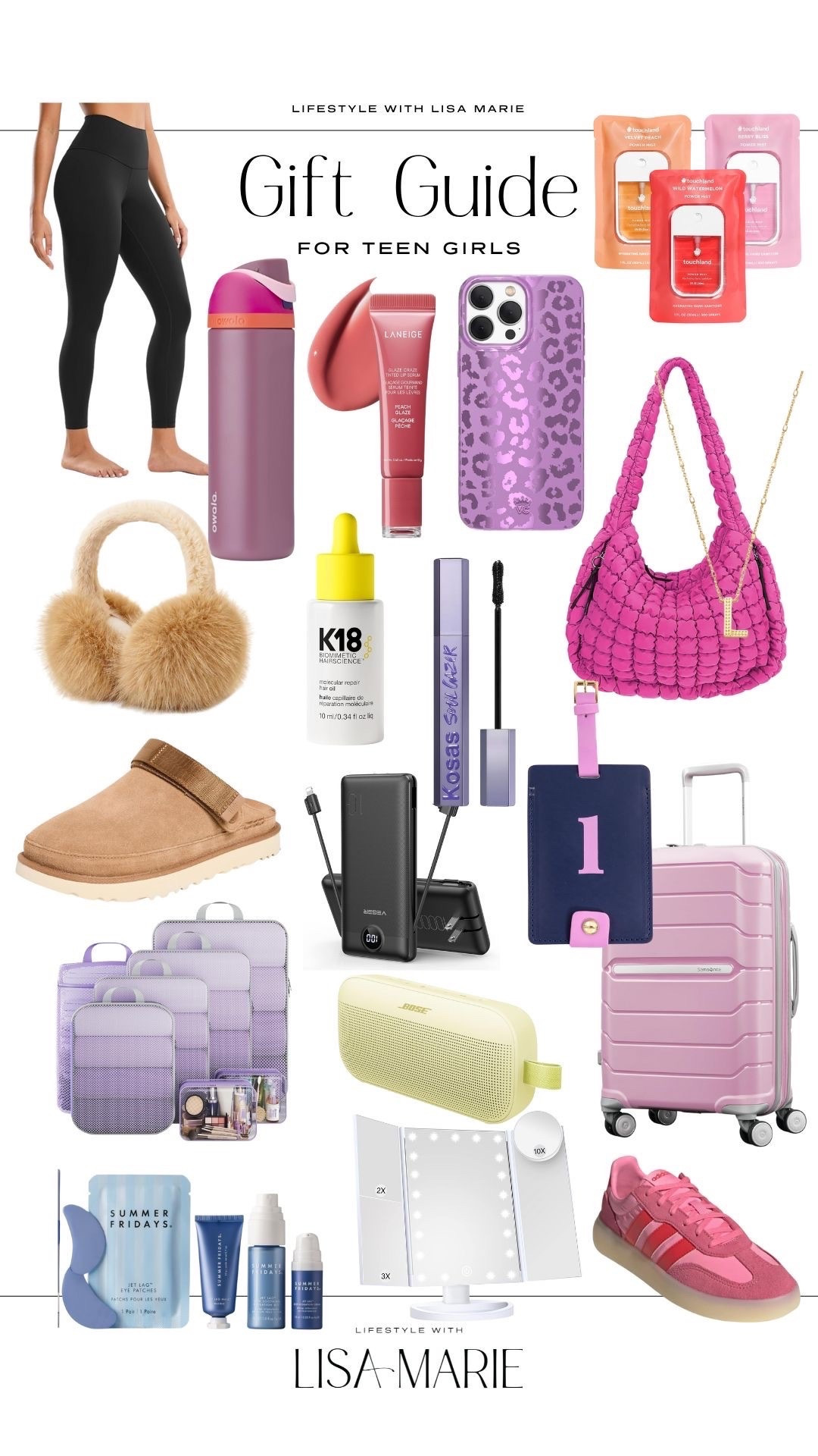 Holiday gift guide for teen girls. Christmas present ideas for daughters, sisters, friends. Beauty finds. Travel essentials. Holiday gifts for her.


#LTKGiftGuide #LTKHoliday #LTKBeauty