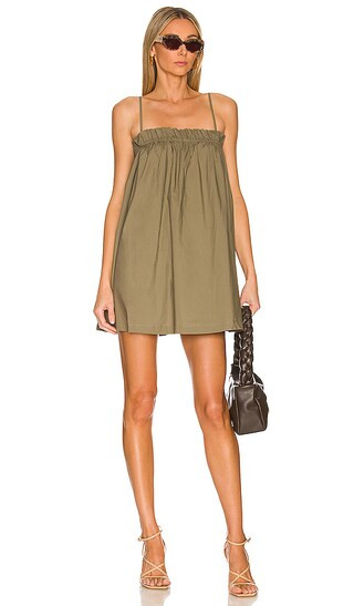 The Arcello Mini Dress in Sage Green | Revolve Clothing (Global)