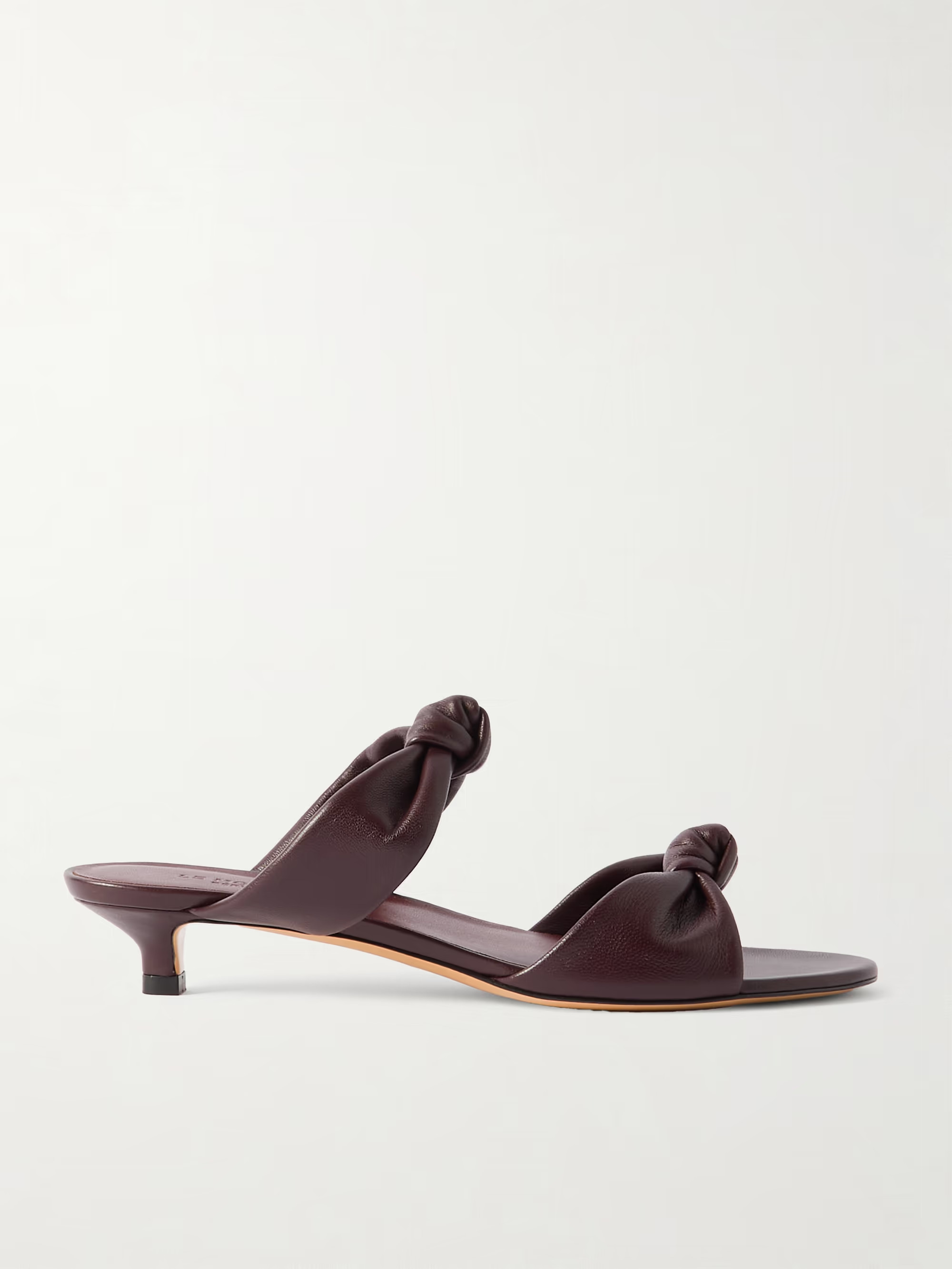 Knot leather mules | NET-A-PORTER (US)