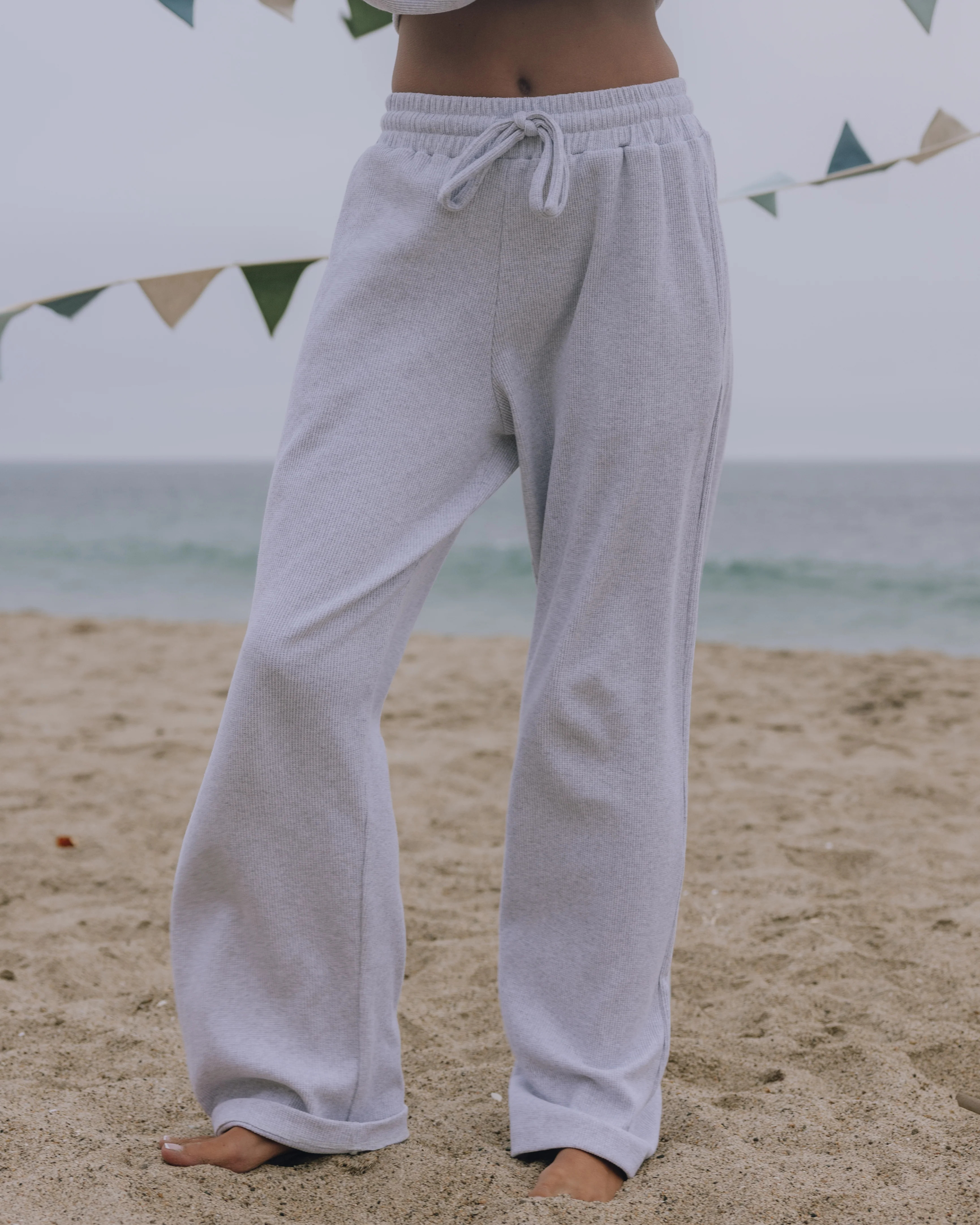 Thermal Resort Pants - Light Grey | Daily Drills