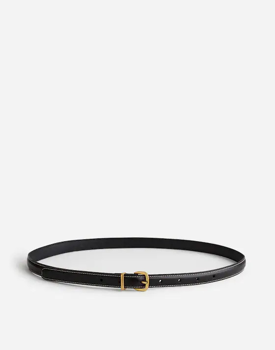 The Essential Skinny Leather Belt | Madewell