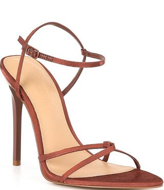 Steve Madden Stellina Satin Strappy Point Toe Dress Sandals | Dillard's | Dillard's