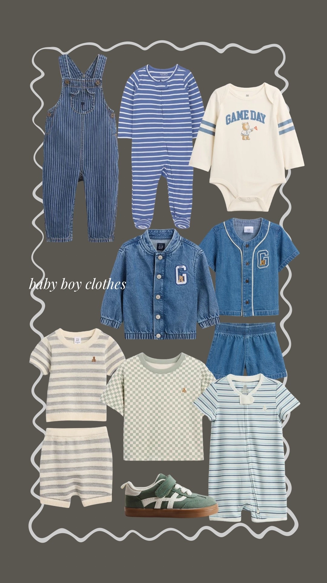 Baby boy clothes in my cart! 🩵