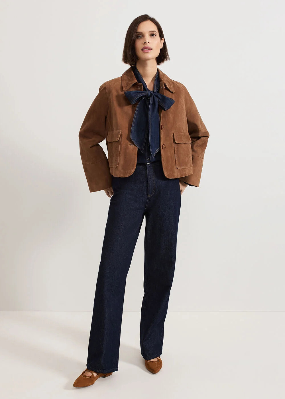 Indira Suede Jacket | Phase Eight UK | | Phase Eight