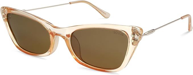 SOJOS Polarized Cat Eye Sunglasses Womens Classic Cute Fashion Stylish Women Shades SJ2274 | Amazon (US)