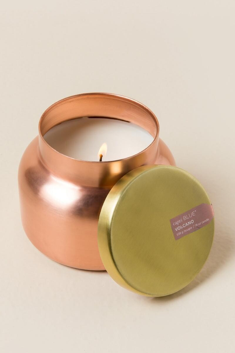 capri BLUE® Volcano Copper Signature Candle Jar | Francesca’s Collections