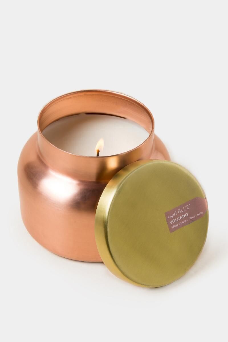 capri BLUE® Volcano Copper Signature Candle Jar | Francesca’s Collections