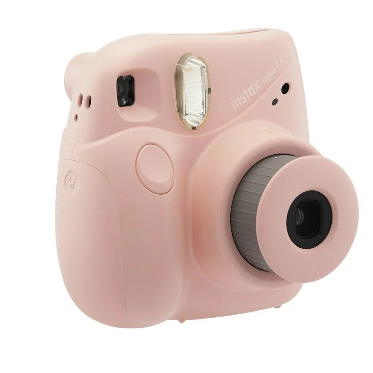 Fujifilm INSTAX Mini 7+ Bundle (10-Pack Film, Album, Camera Case, Stickers), Light Pink, Brand Ne... | Walmart (US)
