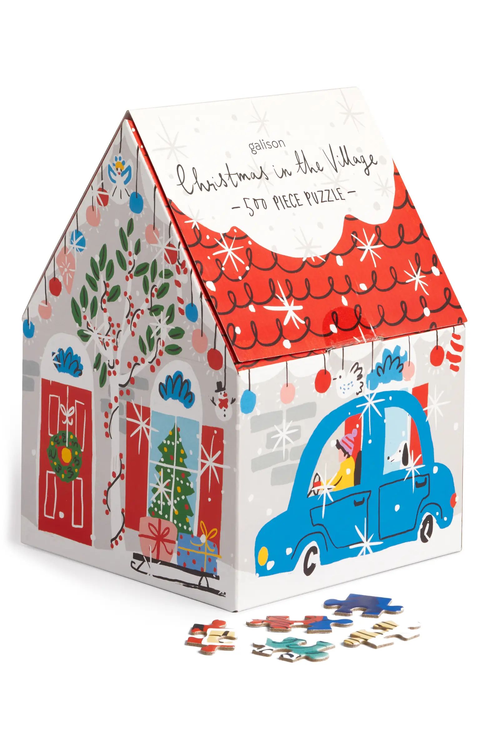 Chronicle Books Christmas in the Village 500-Piece Puzzle | Nordstrom | Nordstrom