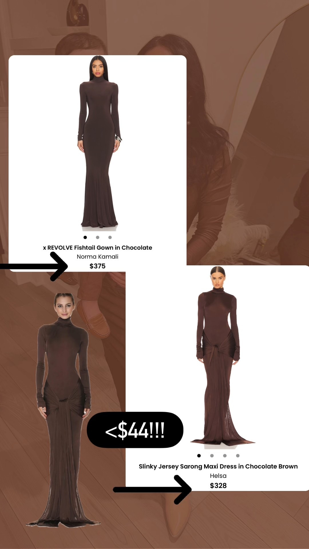 Shop this chocolate/espresso brown dress in all 3 price ranges! 🤎

#LTKSaleAlert #LTKCyberWeek #LTKHoliday