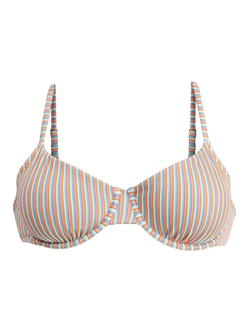 No Boundaries Women's Tanlines Underwire Bikini Top, Sizes XXS-XXL | Walmart (US)