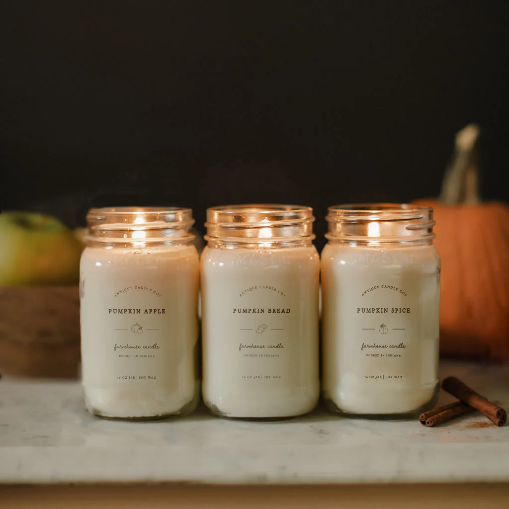 Pumpkin Bundle of Three | Antique Candle Co.