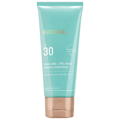 Zinc Sheer Hydrating Mineral Face Sunscreen SPF 30 with Ectoin + Squalane | Sephora (US)