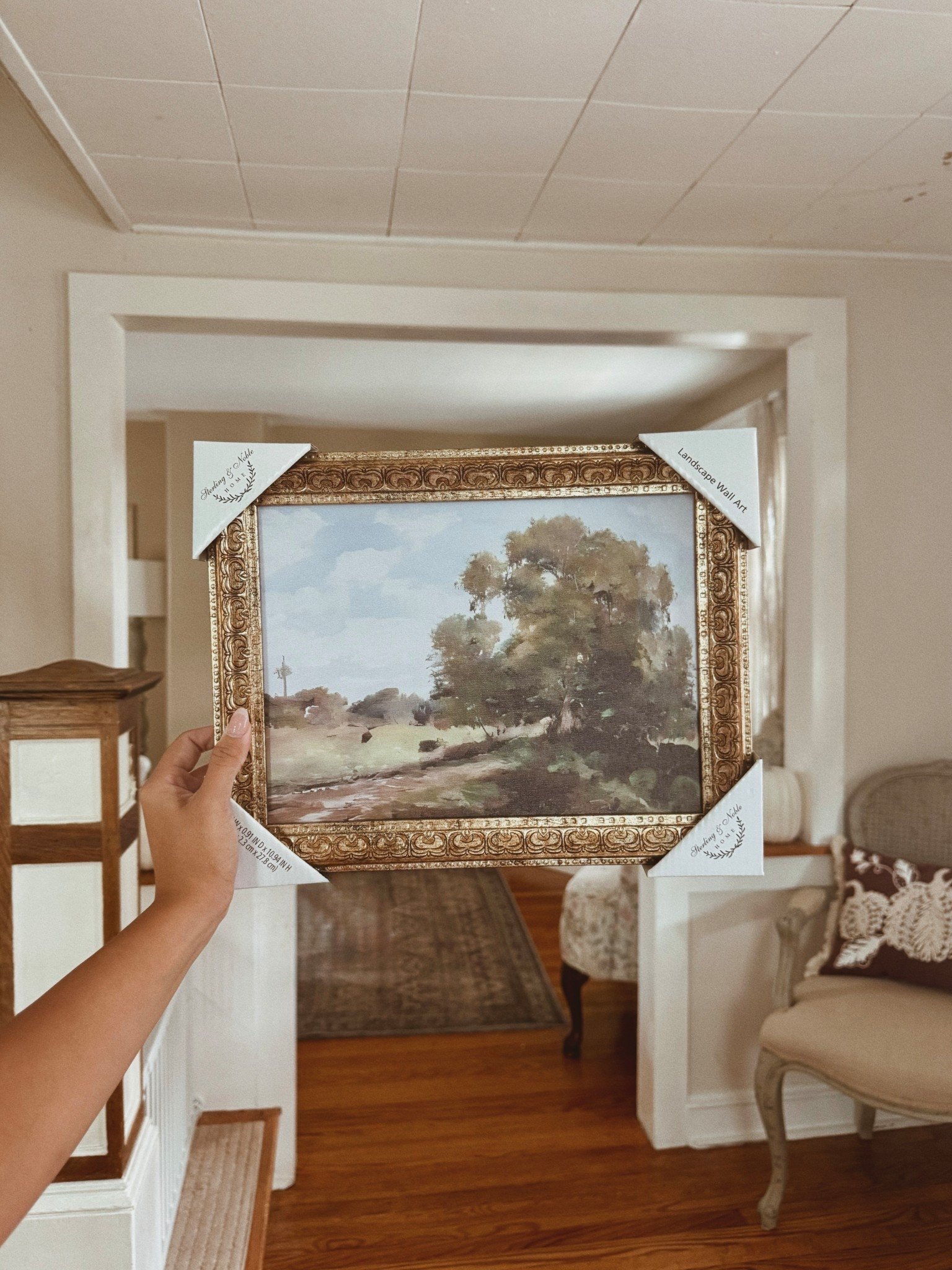 so excited about my latest Walmart find!!! got this small, gold-framed wall art for less than $10! 🖼️ 

#LTKFallSale #LTKHome #LTKSeasonal