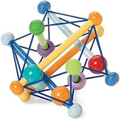 Manhattan Toy Skwish Color Burst Rattle and Teether Grasping Activity Toy | Amazon (US)