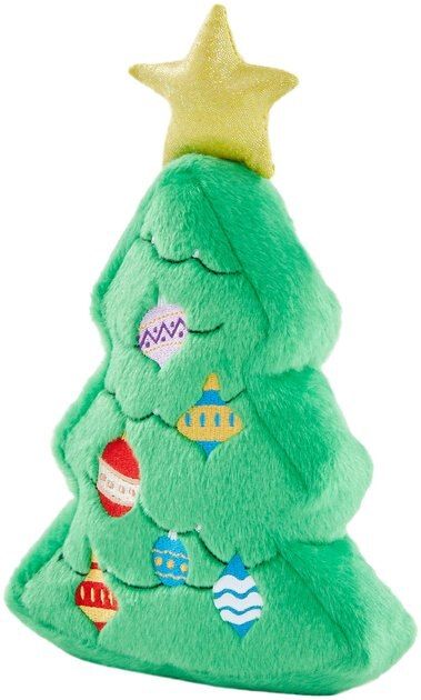 FRISCO Holiday Tree Thin Plush Squeaky Dog Toy - Chewy.com | Chewy.com