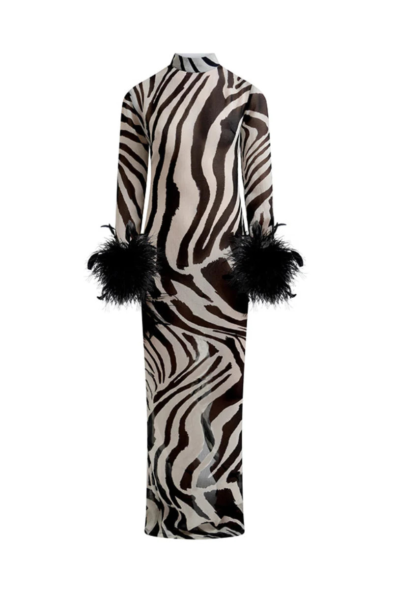 IMMY DRESS IN ZEBRA | Junie | CULT MIA | CULT MIA UK LTD