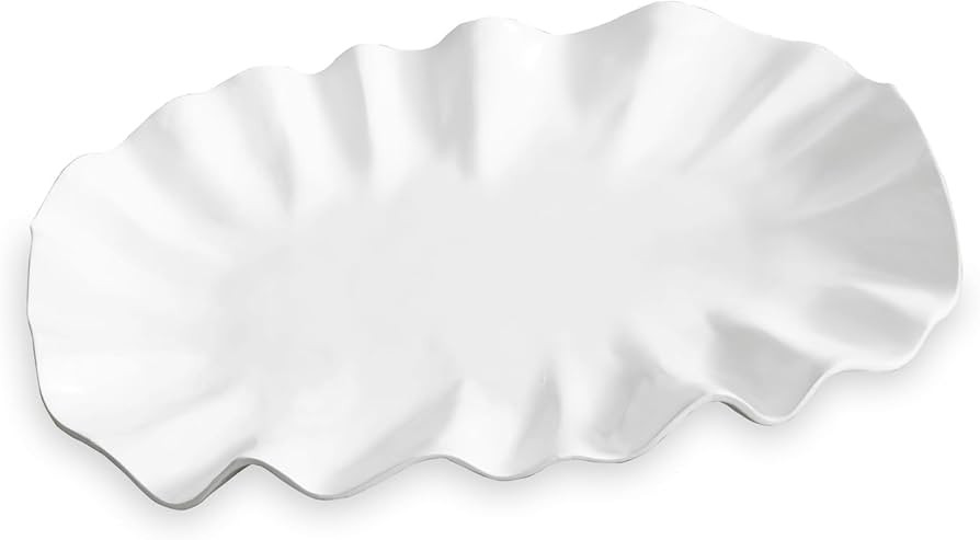 Beatriz Ball VIDA Bloom Large Oval Platter (White) | Amazon (US)