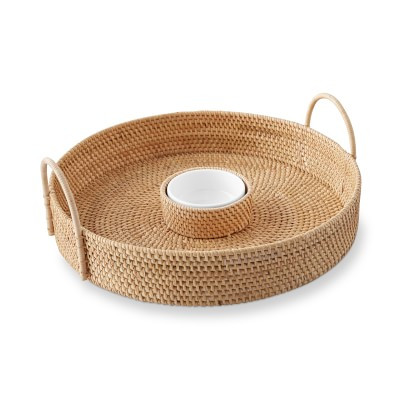 Light Woven Chip and Dip Bowl | Williams-Sonoma