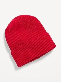 Gender-Neutral Rib-Knit Beanie Hat for Adults | Old Navy (US)