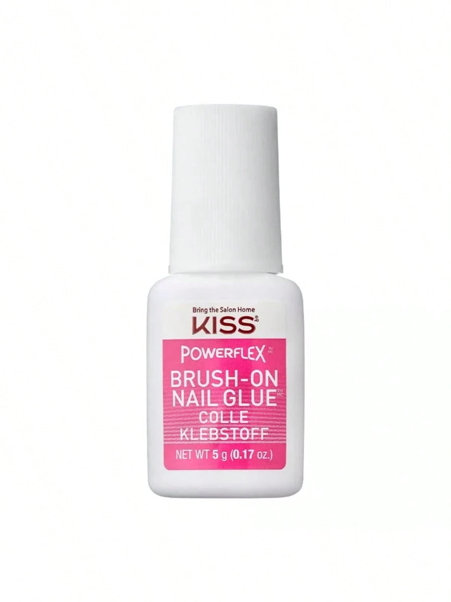 KISS PowerFlex Brush-On Nail Glue - 0.17oz UV Nail Adhesive Crystal Nail Glue Quick Drying Nail A... | SHEIN