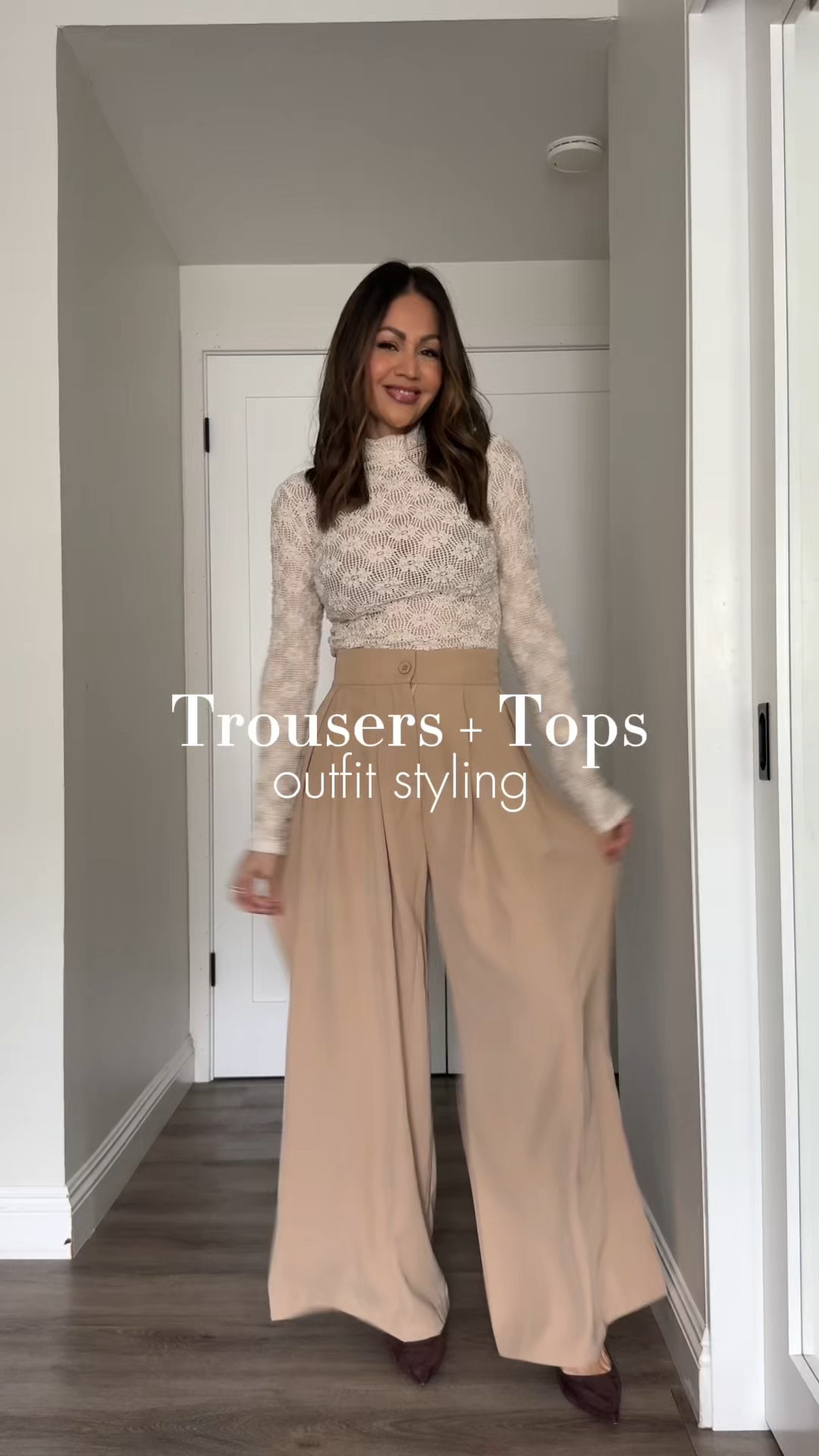 Trousers + tops…but elevated 👏

If you love looking put together without overthinking it — this one’s for you.
Five elevated ways to style trousers and tops using simple staples that instantly upgrade your everyday look. Easy, wearable, and timeless.
Sizing info:
Look one
Trouser size small 
lace top size small
Look 2
Belted top small 
pleated trousers extra small
Look three
Mesh bodysuit, small 
trousers, small 
faux fur jacket small
Look 4
Suede vest small 
mesh top small 
trousers small size 2
Look five
Teddy sweater small 
trousers small
I’m 5’4”/130


#LTKU #LTKootd #LTKgrwm

#LTKootd #LTKU #LTKgrwm