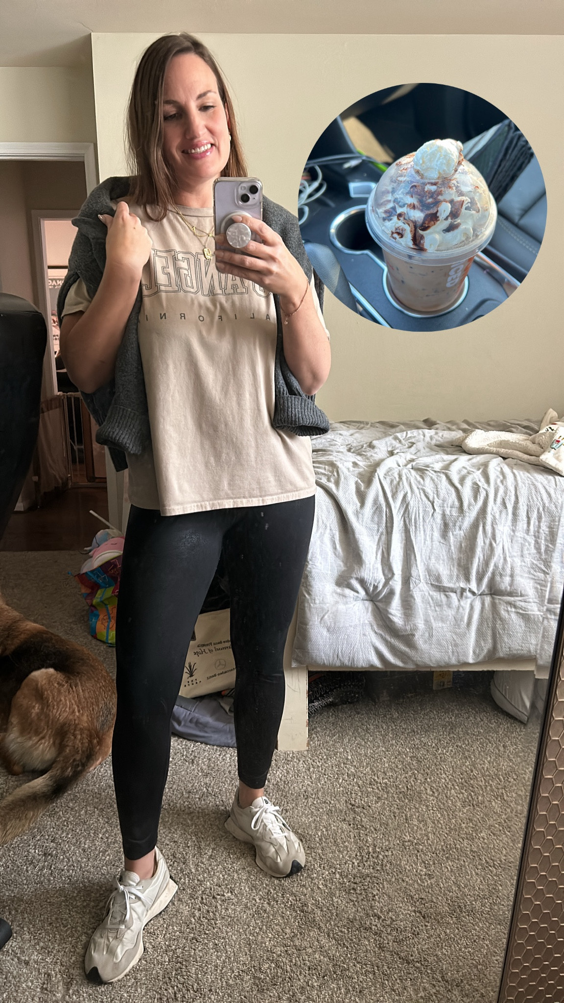 Dunkin-inspired look 🧋

#LTKMidsize #LTKOver40 #LTKSeasonal