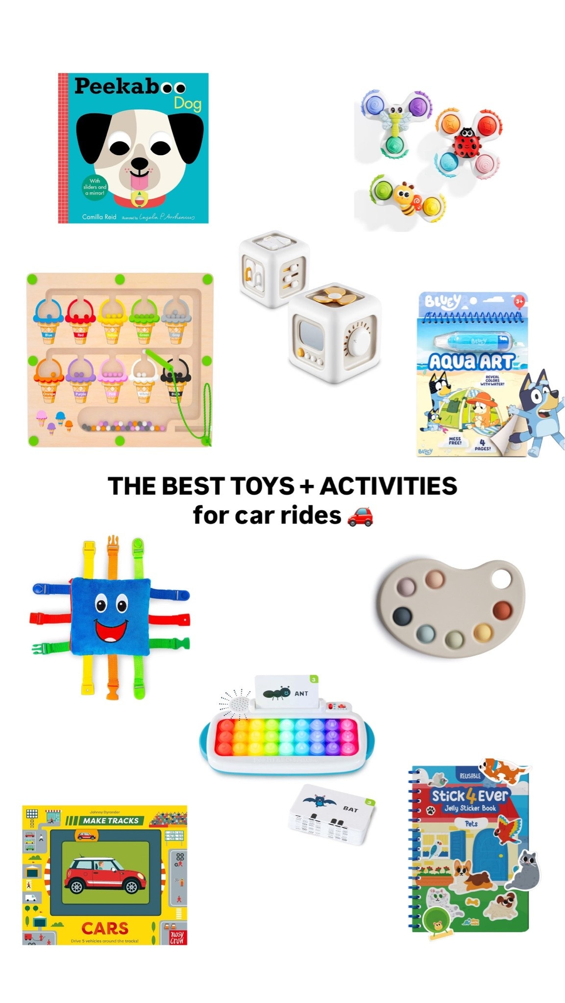 If you have a baby or toddler try some of these out during your next car ride! Easy way for screen free entertainment ❤️

#LTKmomlife #LTKBaby #LTKKids