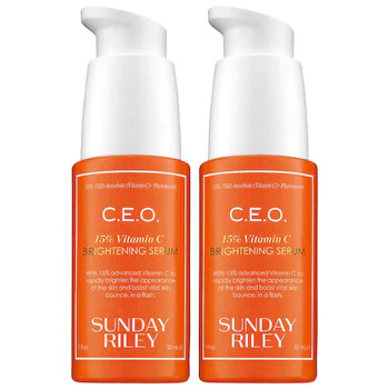 C.E.O. 15% Vitamin C Serum Duo - Sunday Riley | Sephora | Sephora (US)