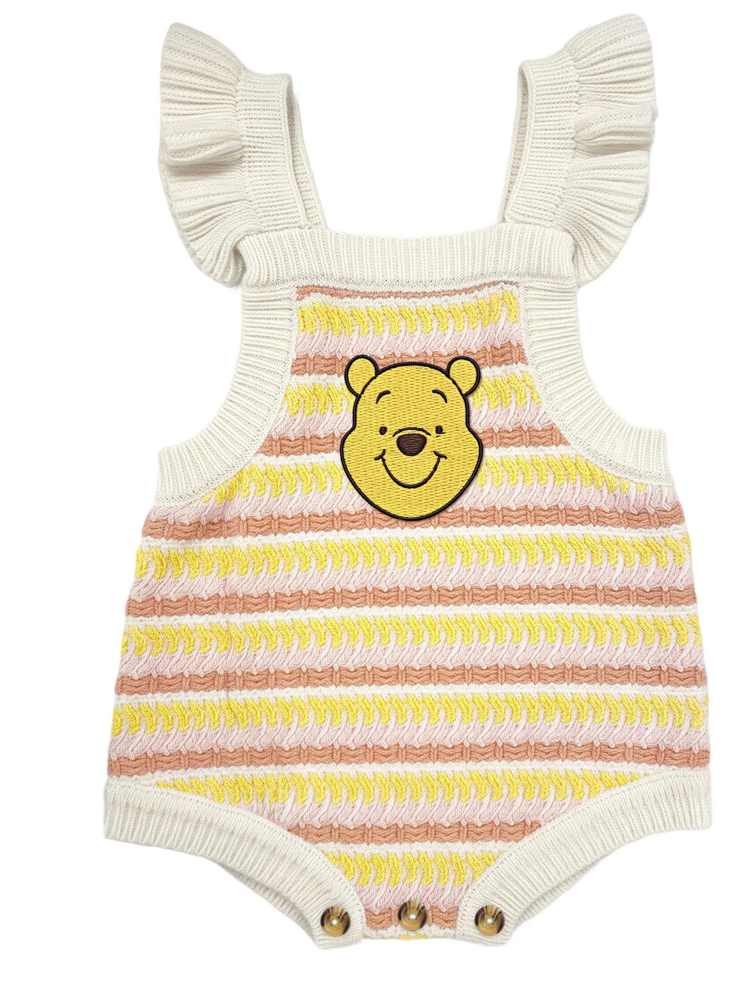 Winnie The Pooh Baby Girl Romper, Sizes 0/3 Months-24 Months - Walmart.com | Walmart (US)