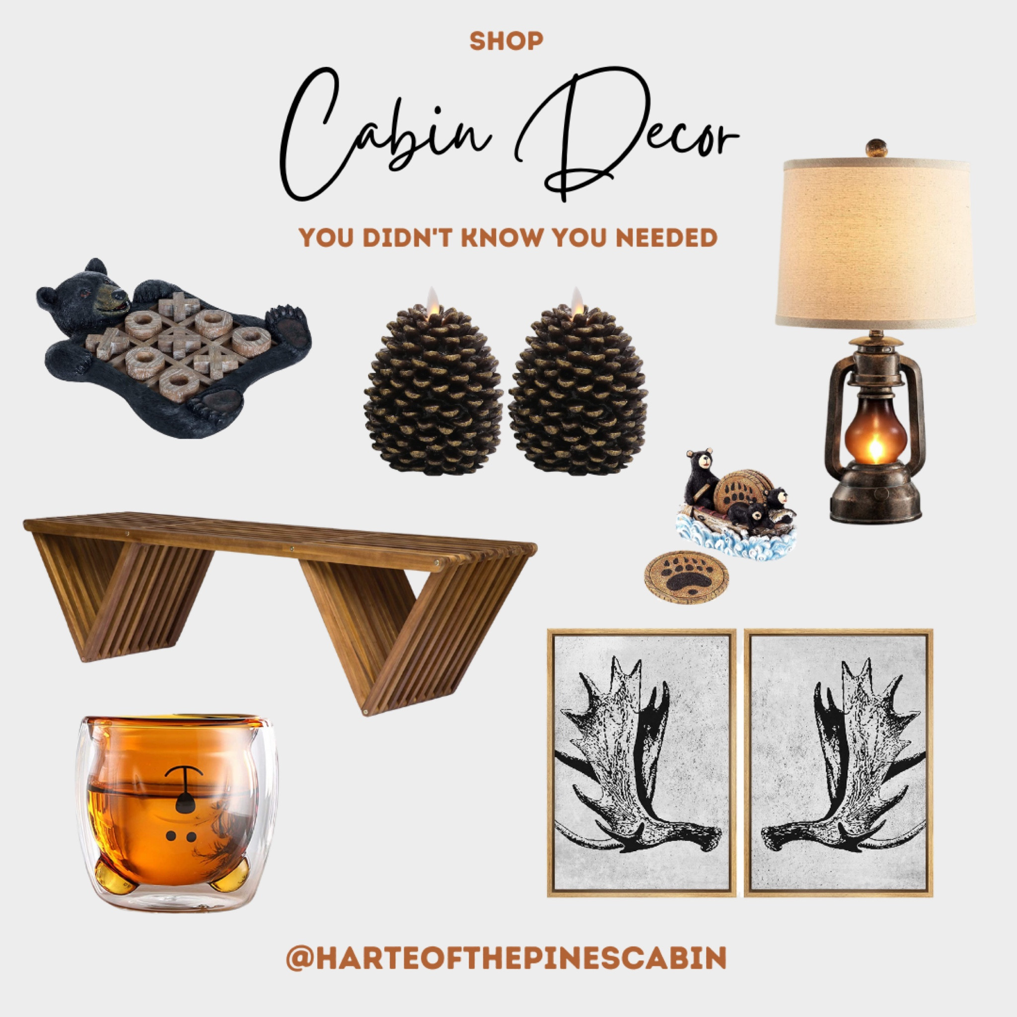 Cabin decor you didn’t know you needed🌲 

#LTKFind #LTKhome #LTKSeasonal
