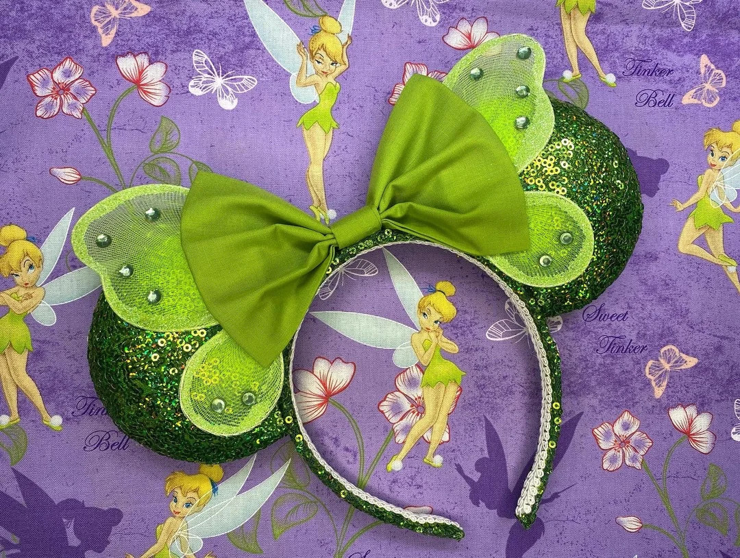 Tinkerbell Inspired Mickey Ears/peter Pan - Etsy | Etsy (US)