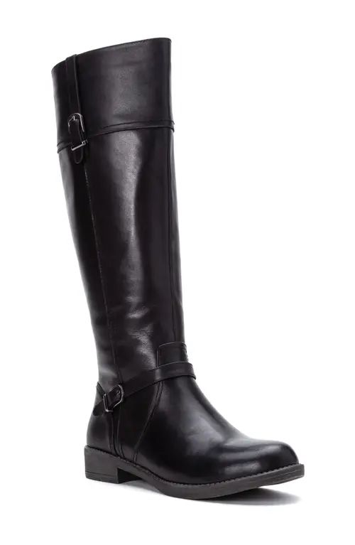 Propét Tasha Knee High Boot in Black Leather at Nordstrom, Size 10 | Nordstrom