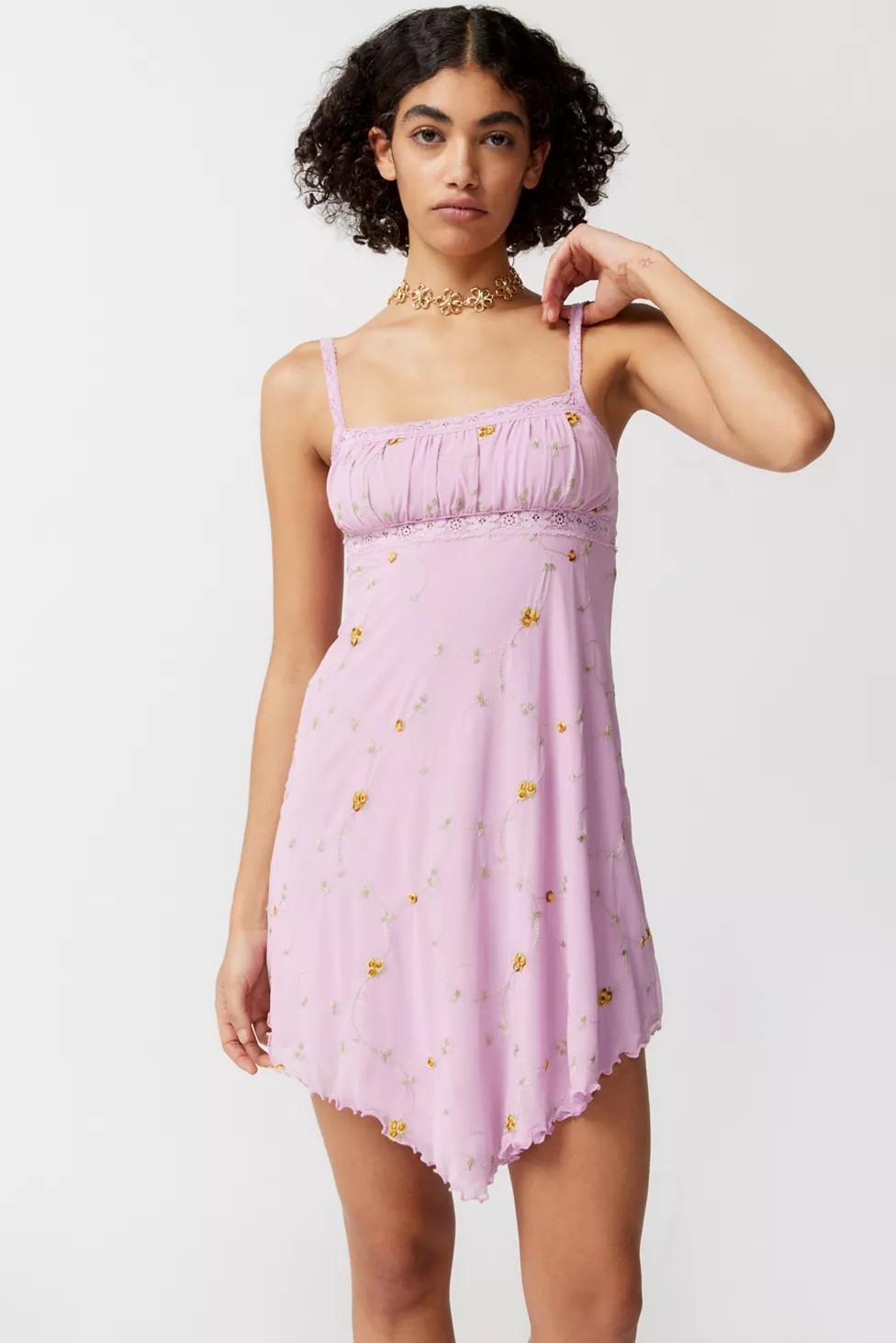 You May Also Like

              
            UO Nikita Lace Hanky Hem Midi Dress
             
 ... | Urban Outfitters (US and RoW)