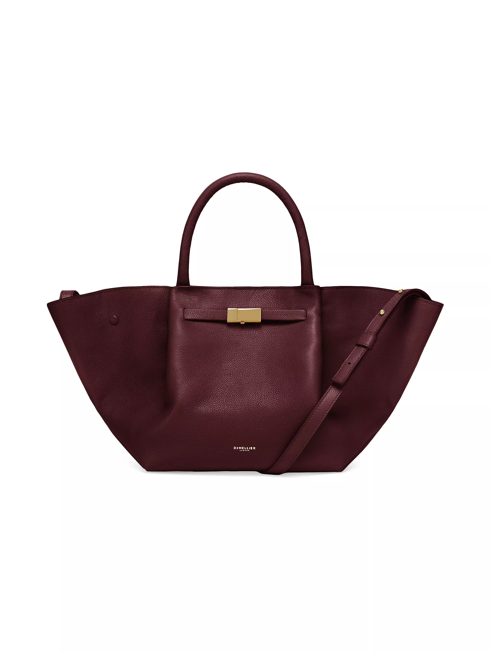 Midi New York Leather Tote Bag | Saks Fifth Avenue
