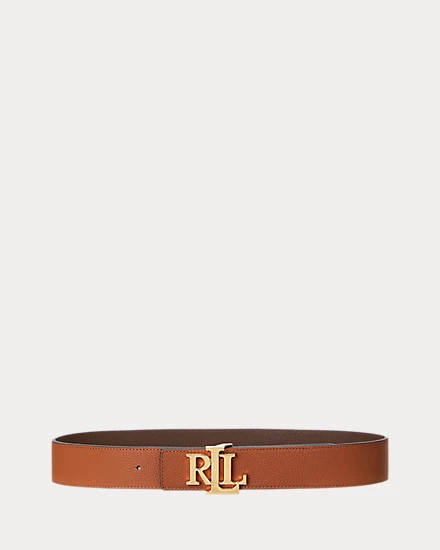 Reversible Pebbled Leather Wide Belt | Ralph Lauren (UK)