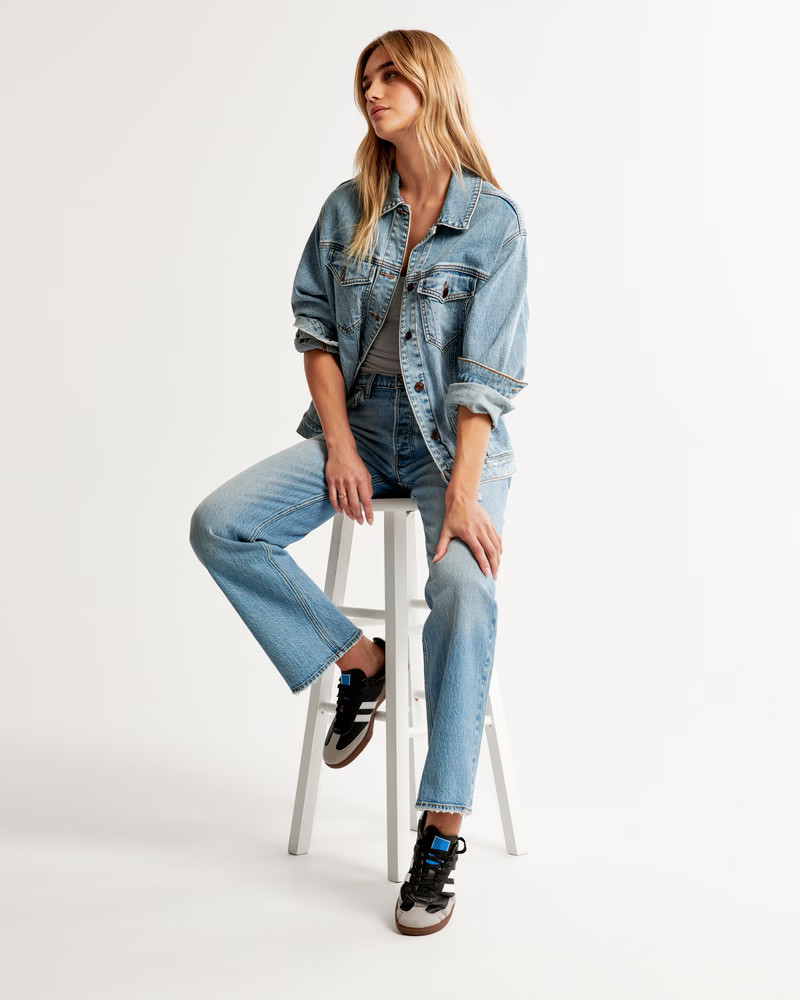 Denim Trucker Jacket | Abercrombie & Fitch (US)