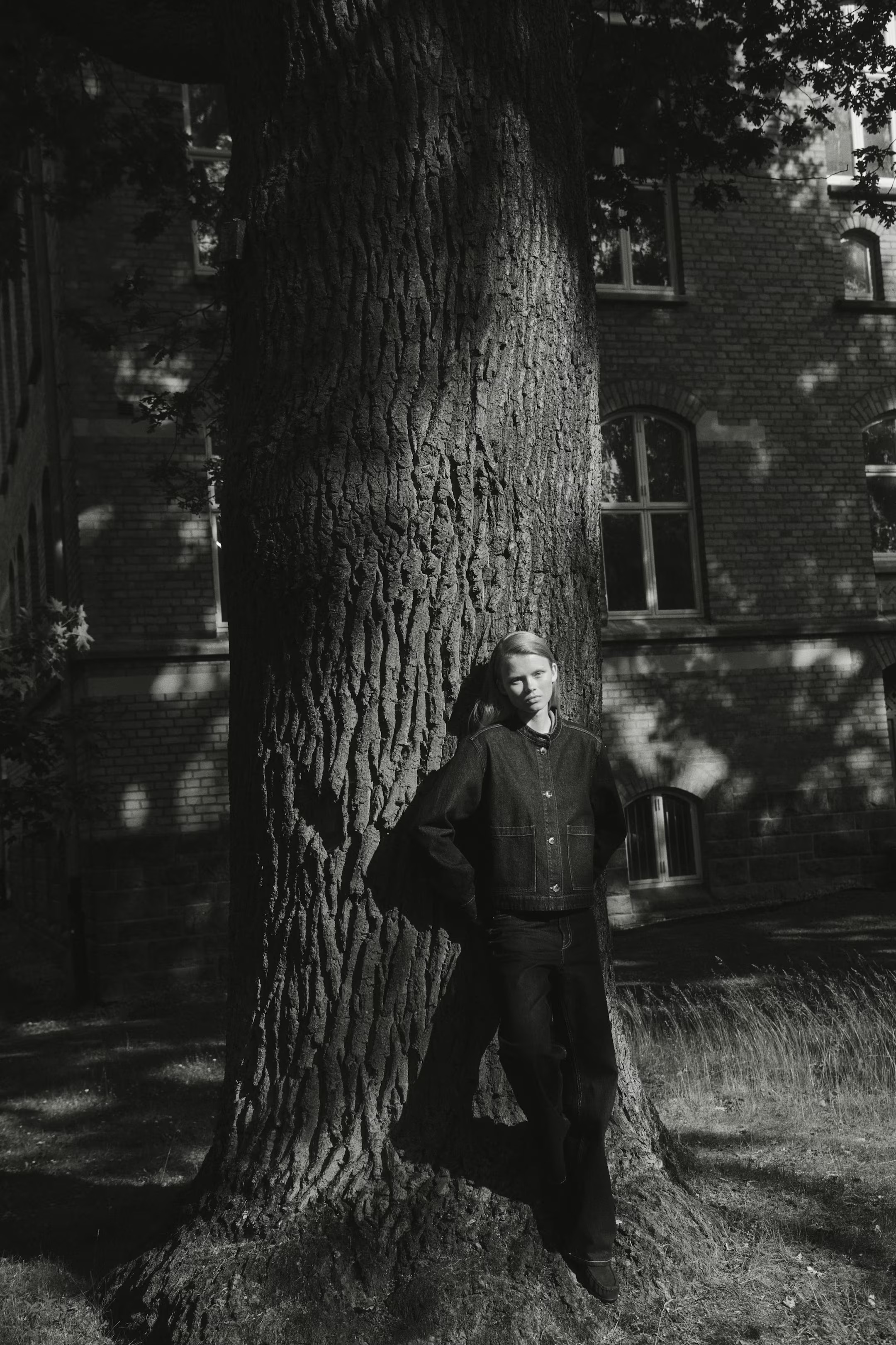 Twill Jacket - Dark denim blue - Ladies | H&M US | H&M (US + CA)